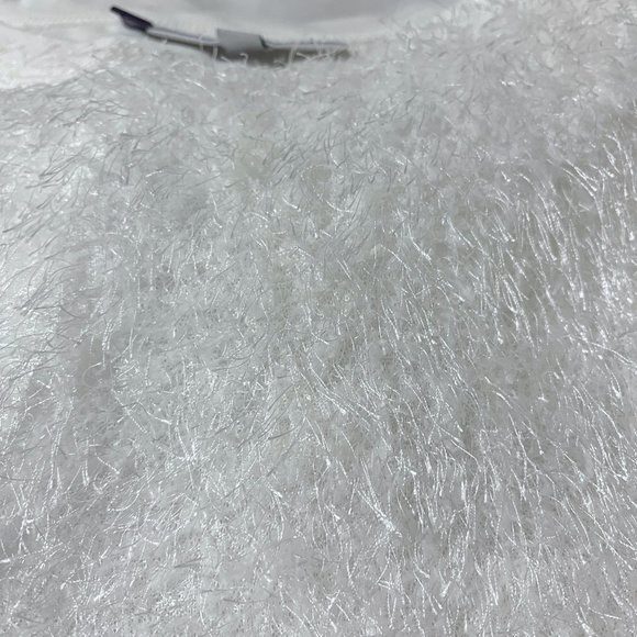 Jennifer Lopez Faux Fur Mixed Media Sweatshirt - Picture 10 of 12